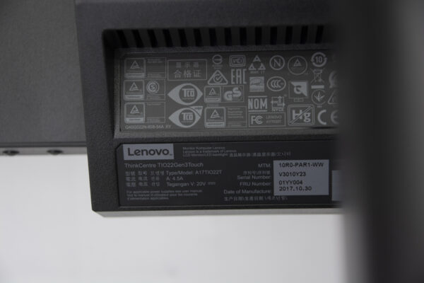 ThinkCentre Tiny-In-One 22 Gen 3 22 inch Monitor for Tiny Lenovo PC - Image 10