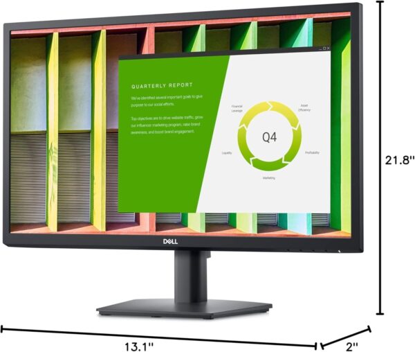 Dell E2422H 24 inch 1080p monitor VGA DP ports - Image 2